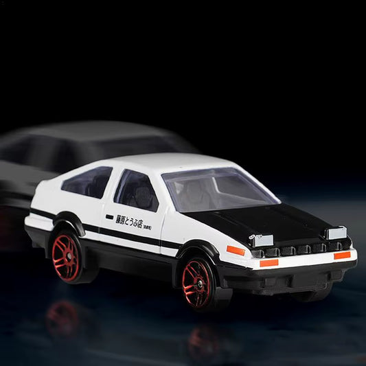 Rotating AE86 Drift Car Gyroscope Ornaments Zinc Alloy Classic Car Model Statue Racing Drifting Dashboard Ornament Accessories